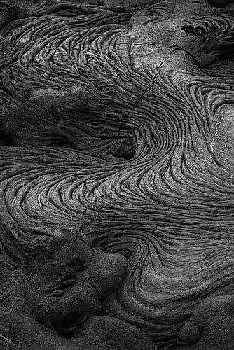 Recent Pahoehoe lava flow-Sullivan Bay-Santiago Island-Galapagos Islands-Ecuador Coastal Print